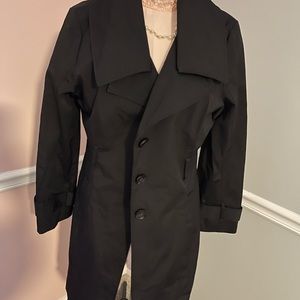 Black trench coat